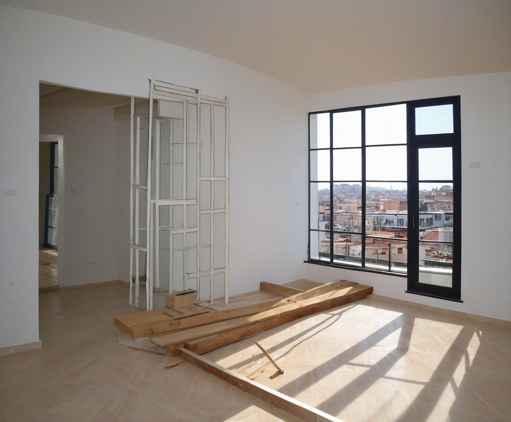 Reforma de vivienda moderna y funcional en Madrid.